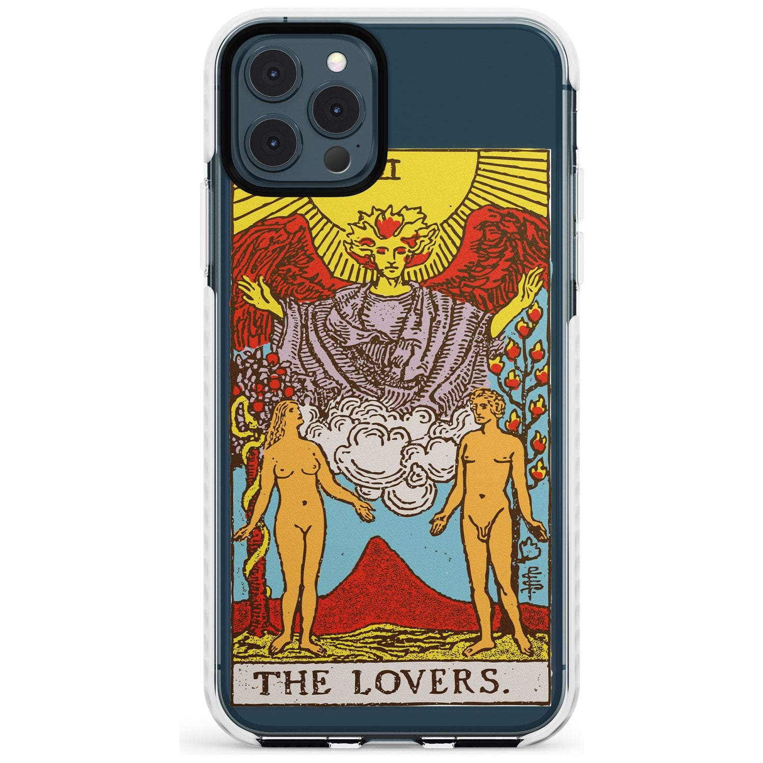 The Lovers Tarot Card - Colour Slim TPU Phone Case for iPhone 11 Pro Max