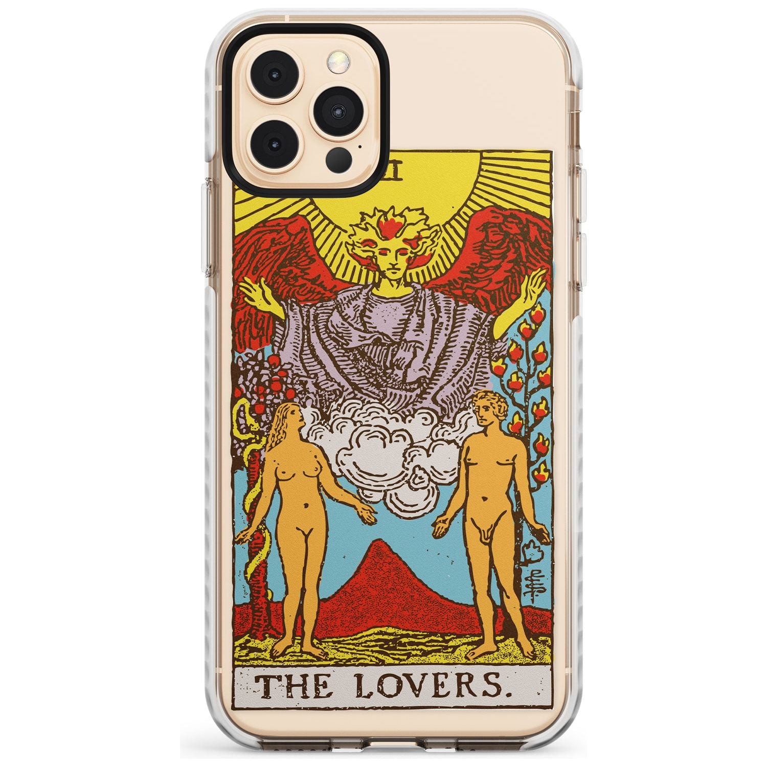 The Lovers Tarot Card - Colour Slim TPU Phone Case for iPhone 11 Pro Max