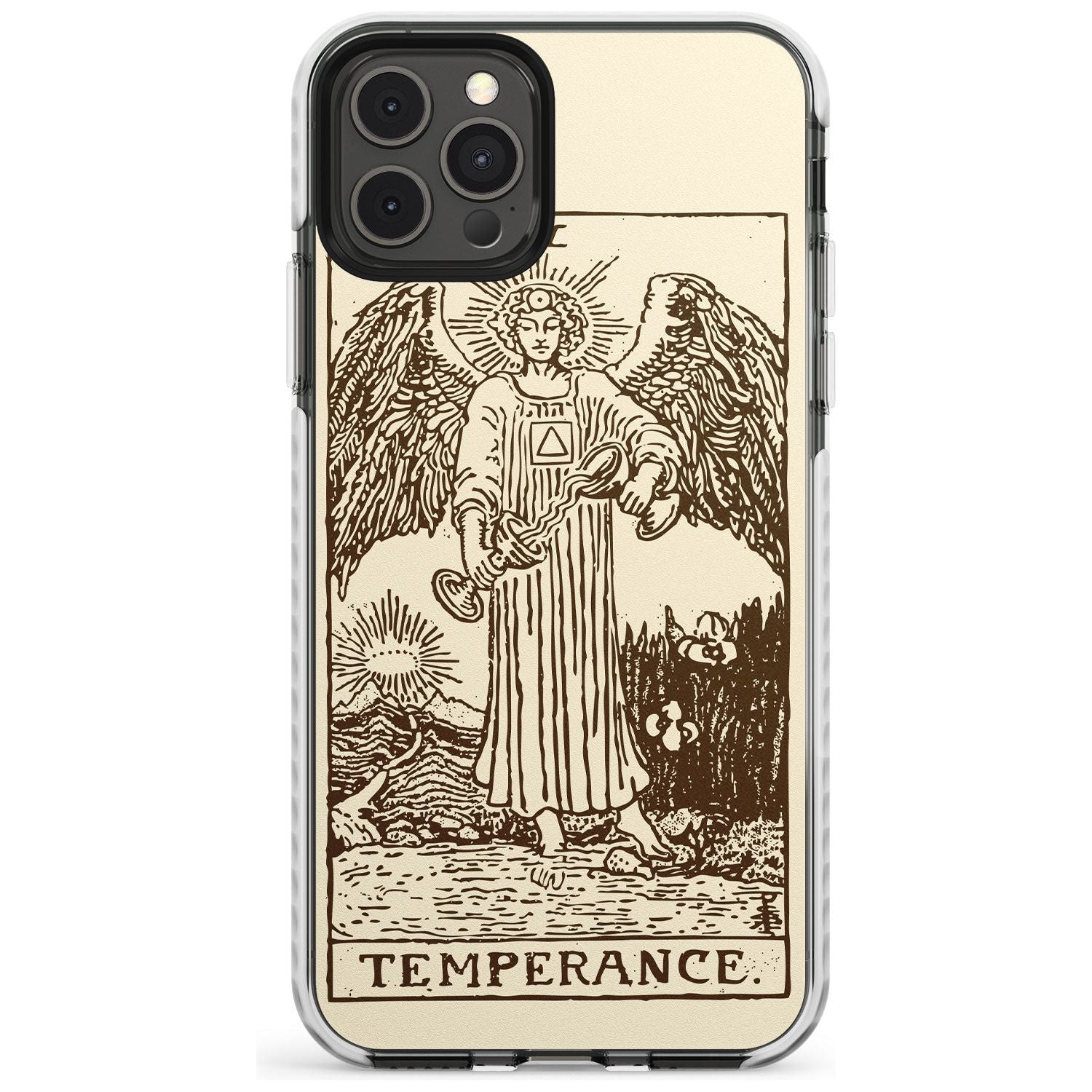 Temperance Tarot Card - Solid Cream Slim TPU Phone Case for iPhone 11 Pro Max