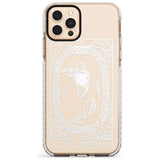 The World Tarot Card - White Transparent Slim TPU Phone Case for iPhone 11 Pro Max