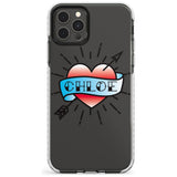 Custom Heart Tattoo Slim TPU Phone Case for iPhone 11 Pro Max