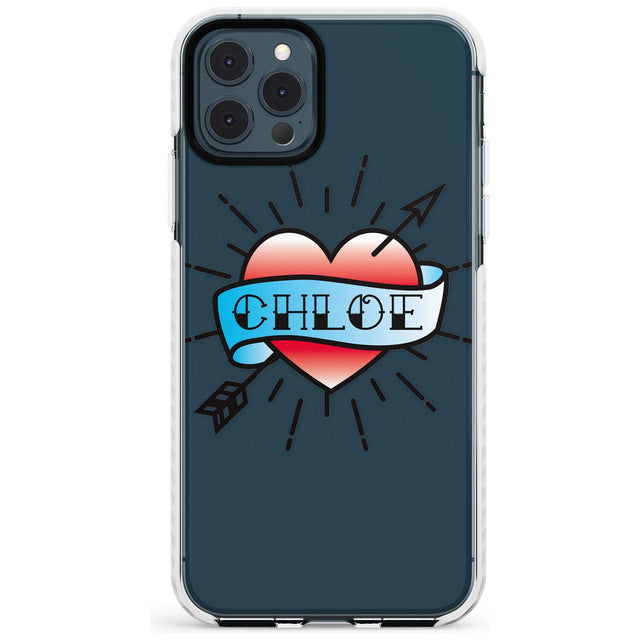 Custom Heart Tattoo Slim TPU Phone Case for iPhone 11 Pro Max