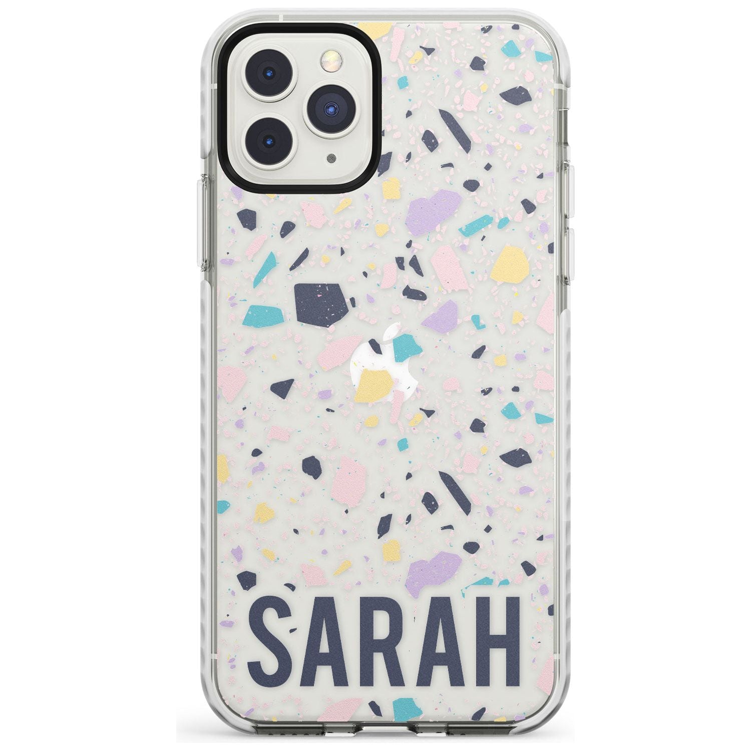 Customised Terrazzo - Pink, Purple, Blue Impact Phone Case for iPhone 11 Pro Max