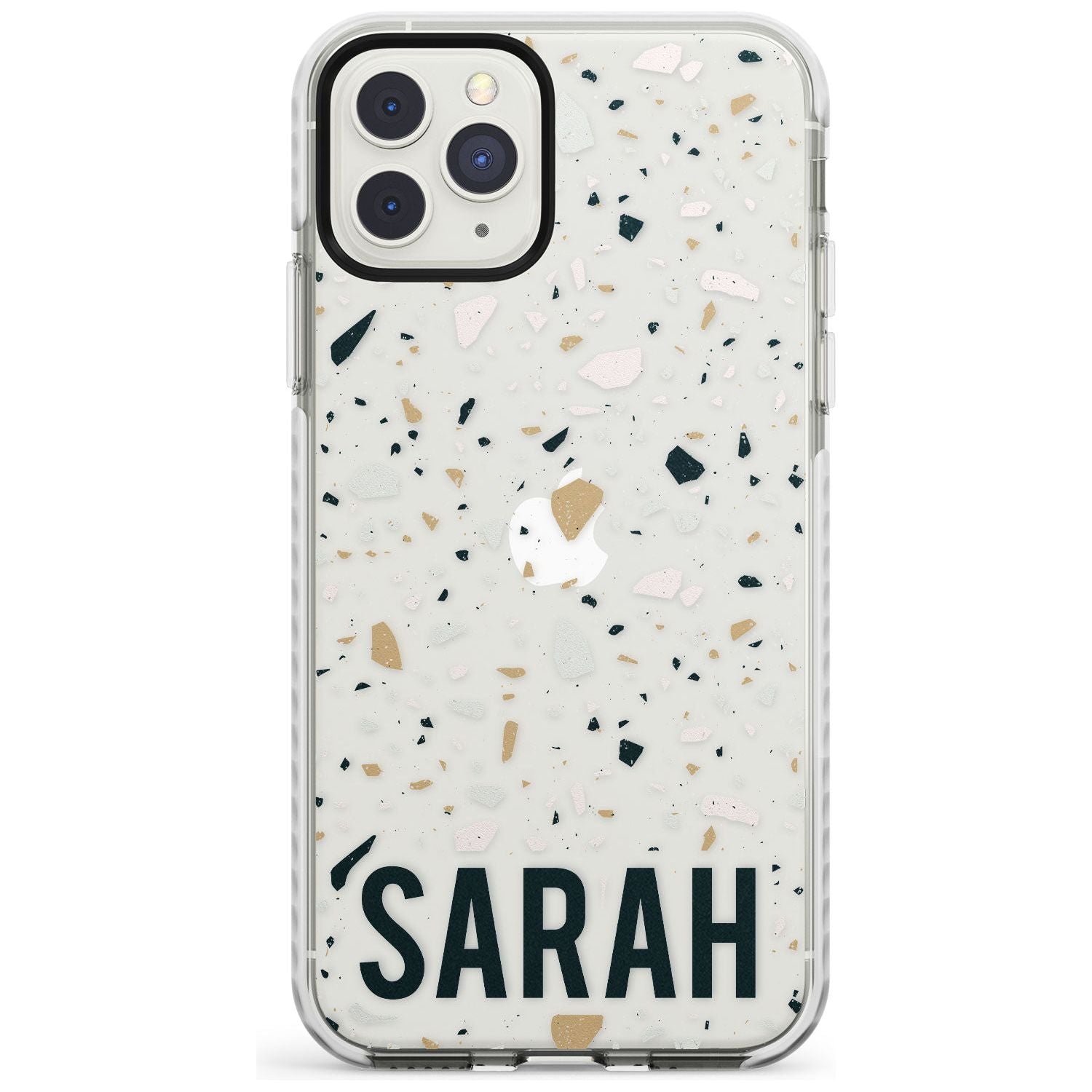 Customised Terrazzo - Blue, Pink, Brown Impact Phone Case for iPhone 11 Pro Max