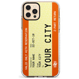 Personalised Create Your Own Train Ticket Impact Phone Case for iPhone 11 Pro Max