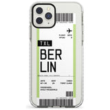 Berlin Boarding Pass iPhone Case  Impact Case Custom Phone Case - Case Warehouse