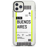 Buenos Aires Boarding Pass iPhone Case  Impact Case Custom Phone Case - Case Warehouse