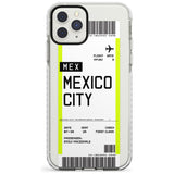 Mexico City Boarding Pass iPhone Case  Impact Case Custom Phone Case - Case Warehouse