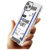 Frankfurt Boarding Pass iPhone Case   Custom Phone Case - Case Warehouse