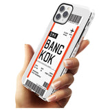 Bangkok Boarding Pass iPhone Case   Custom Phone Case - Case Warehouse