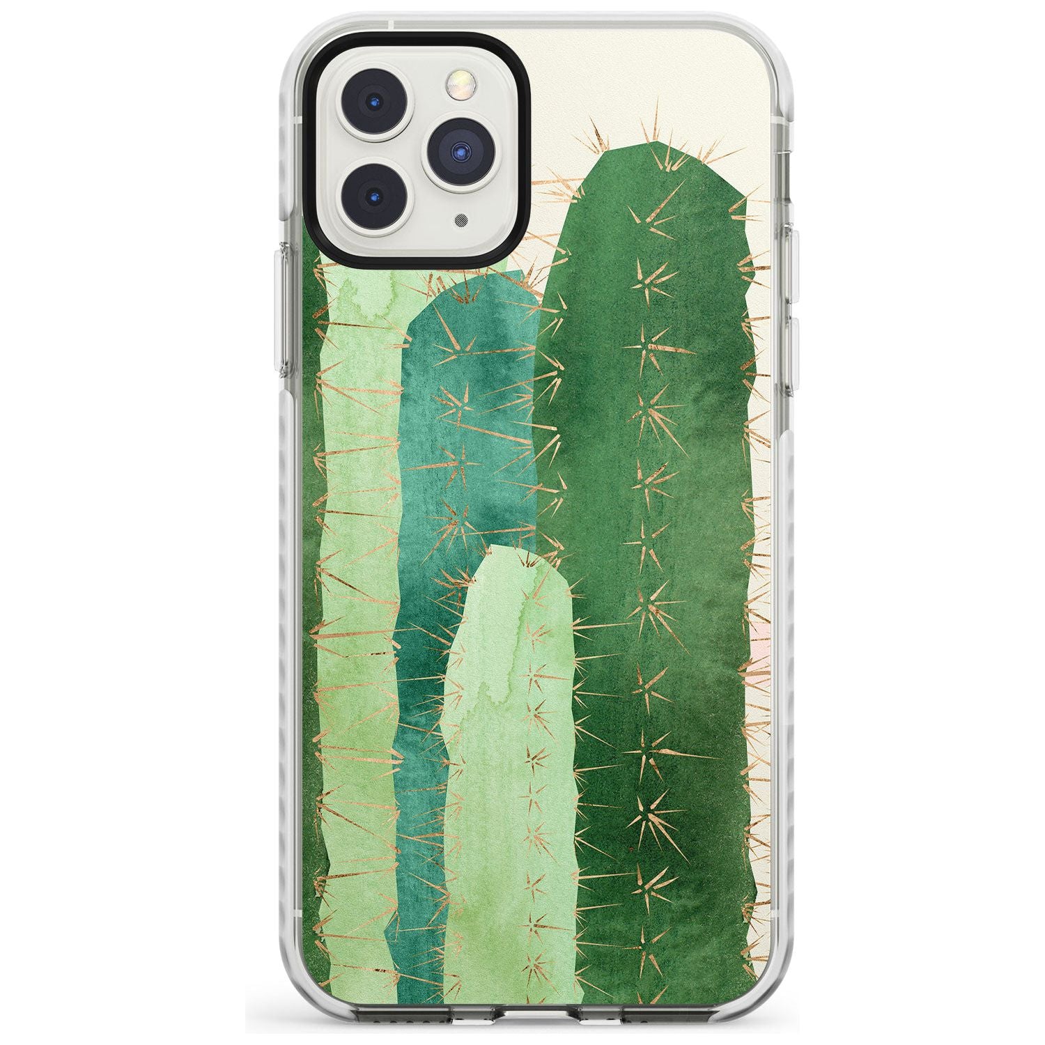 Large Cacti Mix Design Impact Phone Case for iPhone 11 Pro Max