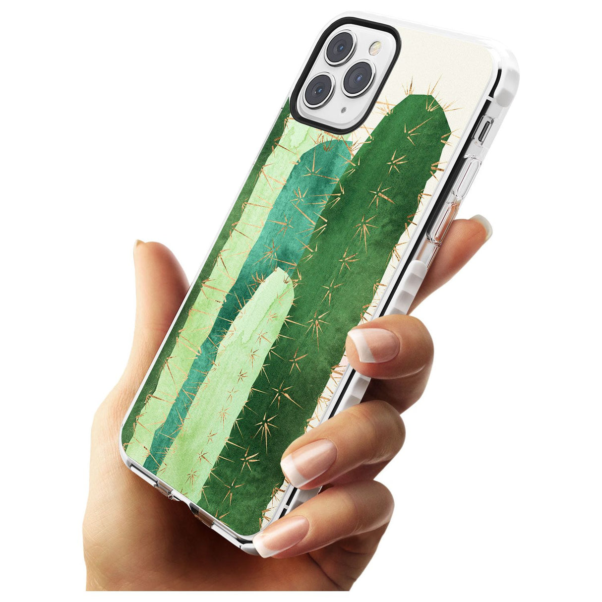 Large Cacti Mix Design Impact Phone Case for iPhone 11 Pro Max