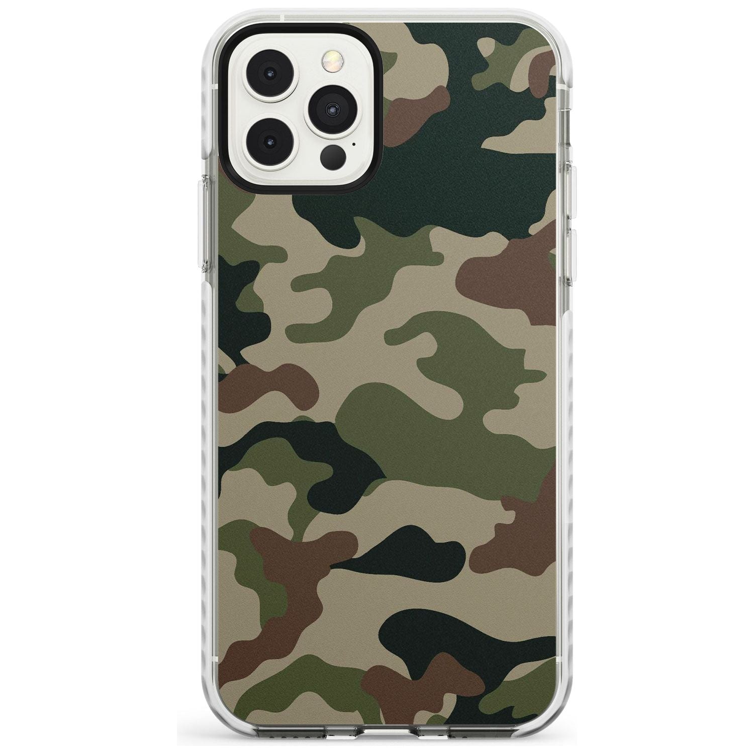 Green and Brown Camo Impact Phone Case for iPhone 11 Pro Max