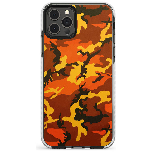 Orange Camo Impact Phone Case for iPhone 11 Pro Max