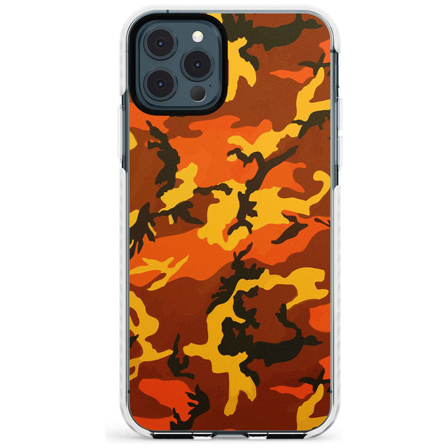 Orange Camo Impact Phone Case for iPhone 11 Pro Max