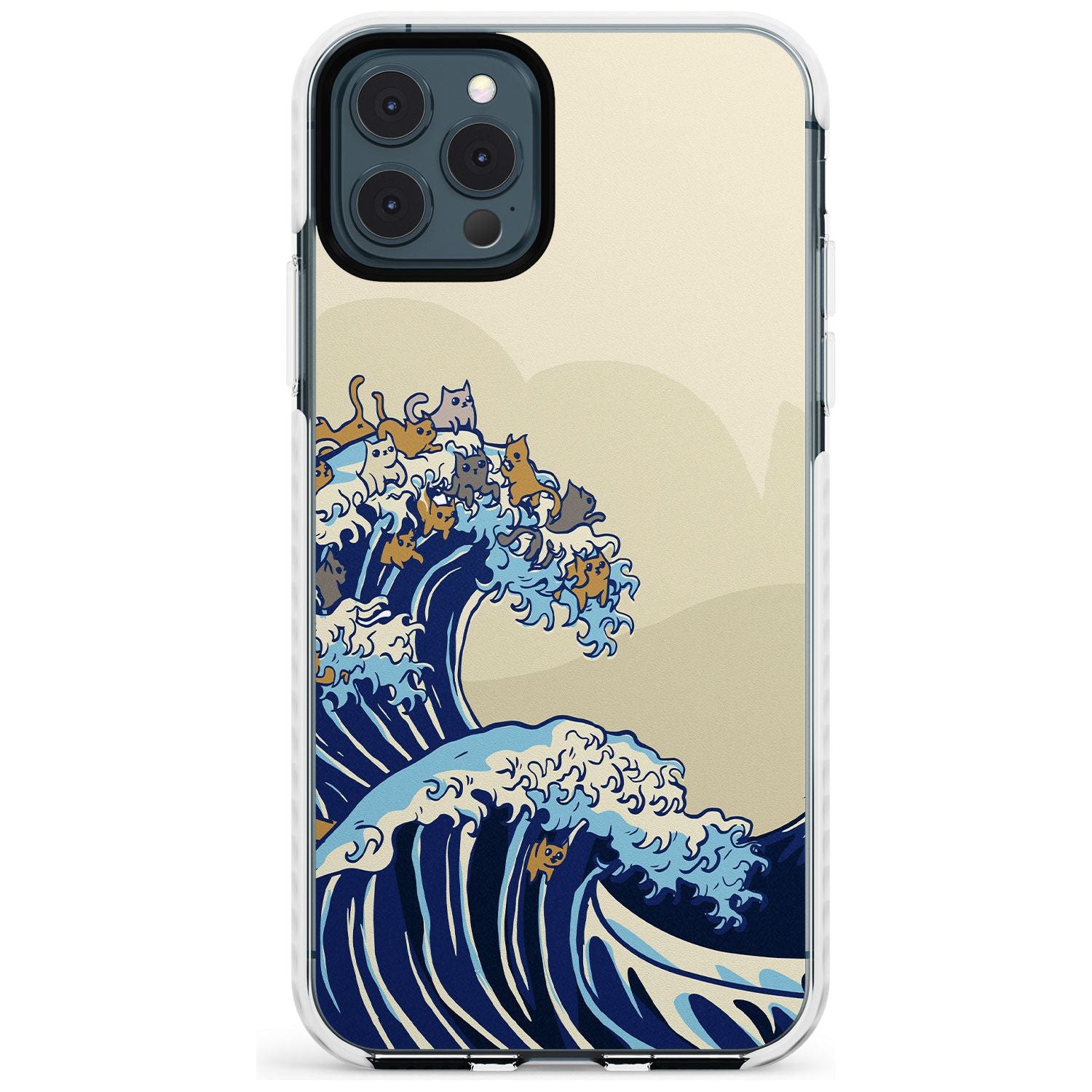 The Great Cat Wave Impact Phone Case for iPhone 11 Pro Max