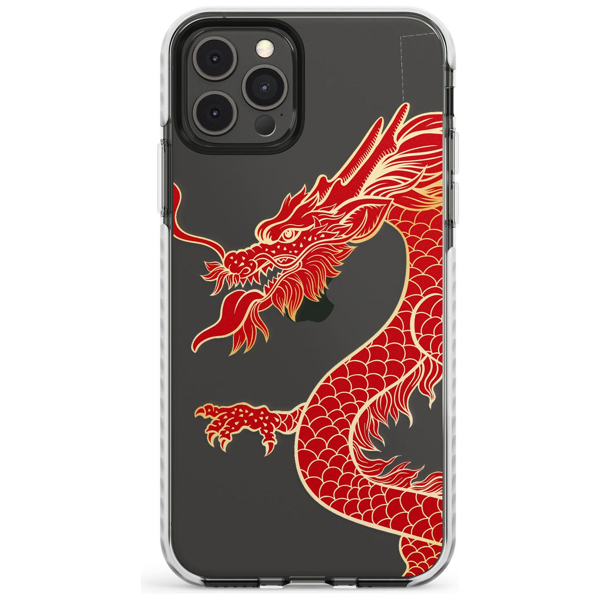 Large Black Dragon Impact Phone Case for iPhone 11 Pro Max