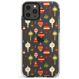 Christmas Baubles Pattern Impact Phone Case for iPhone 11 Pro Max