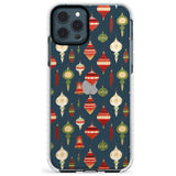 Christmas Baubles Pattern Impact Phone Case for iPhone 11 Pro Max