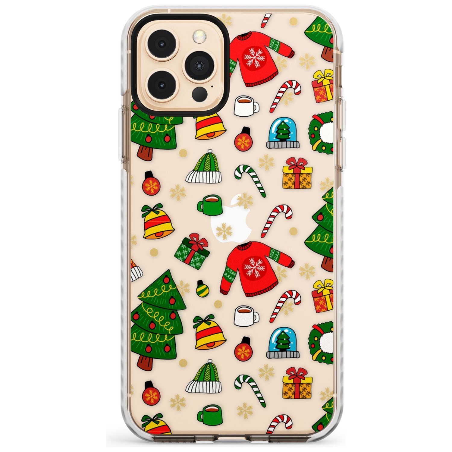 Christmas Mixture Pattern Impact Phone Case for iPhone 11 Pro Max