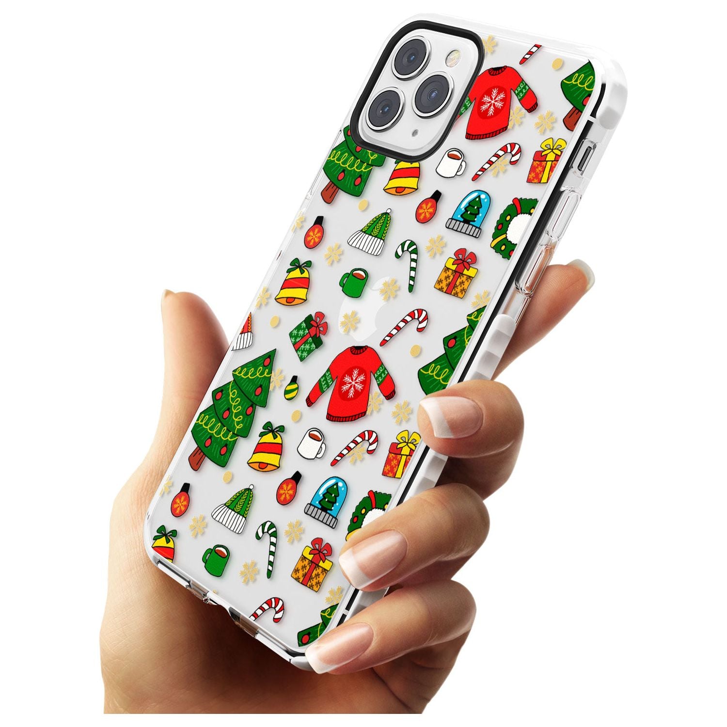 Christmas Mixture Pattern Impact Phone Case for iPhone 11 Pro Max