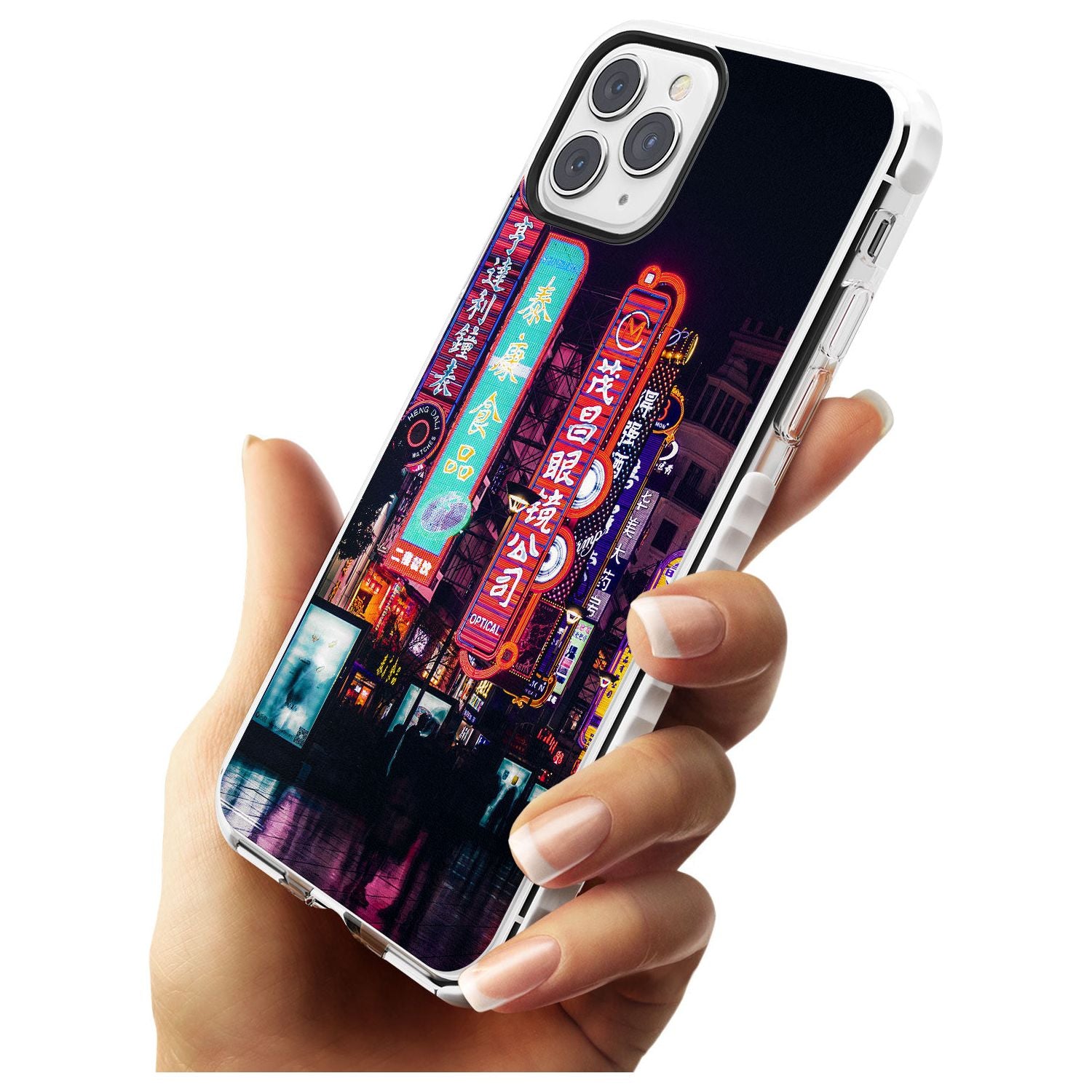 Busy Street - Neon Cities Photographs Impact Phone Case for iPhone 11 Pro Max