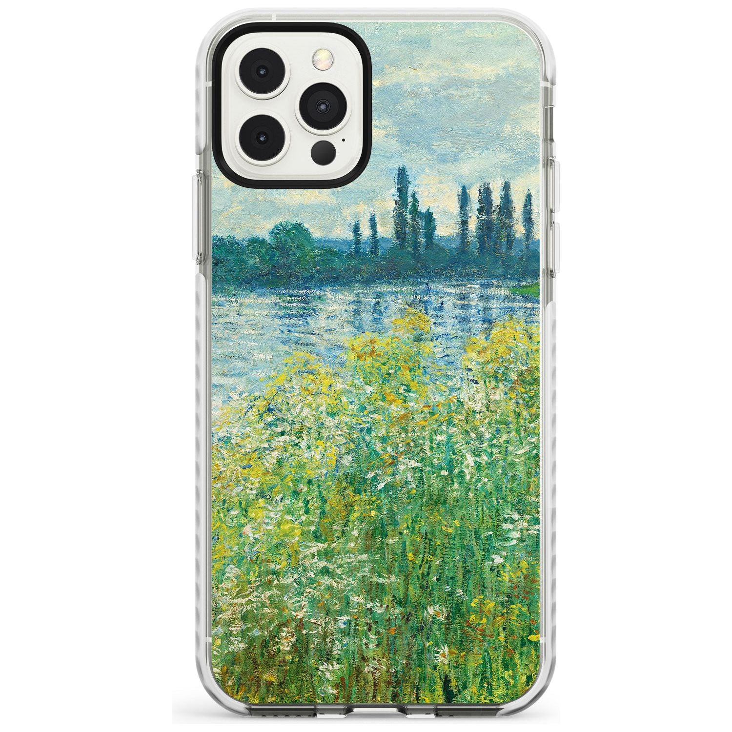 Banks of the Seine by Claude Monet Slim TPU Phone Case for iPhone 11 Pro Max