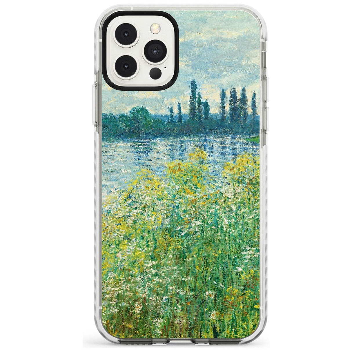 Banks of the Seine by Claude Monet Slim TPU Phone Case for iPhone 11 Pro Max