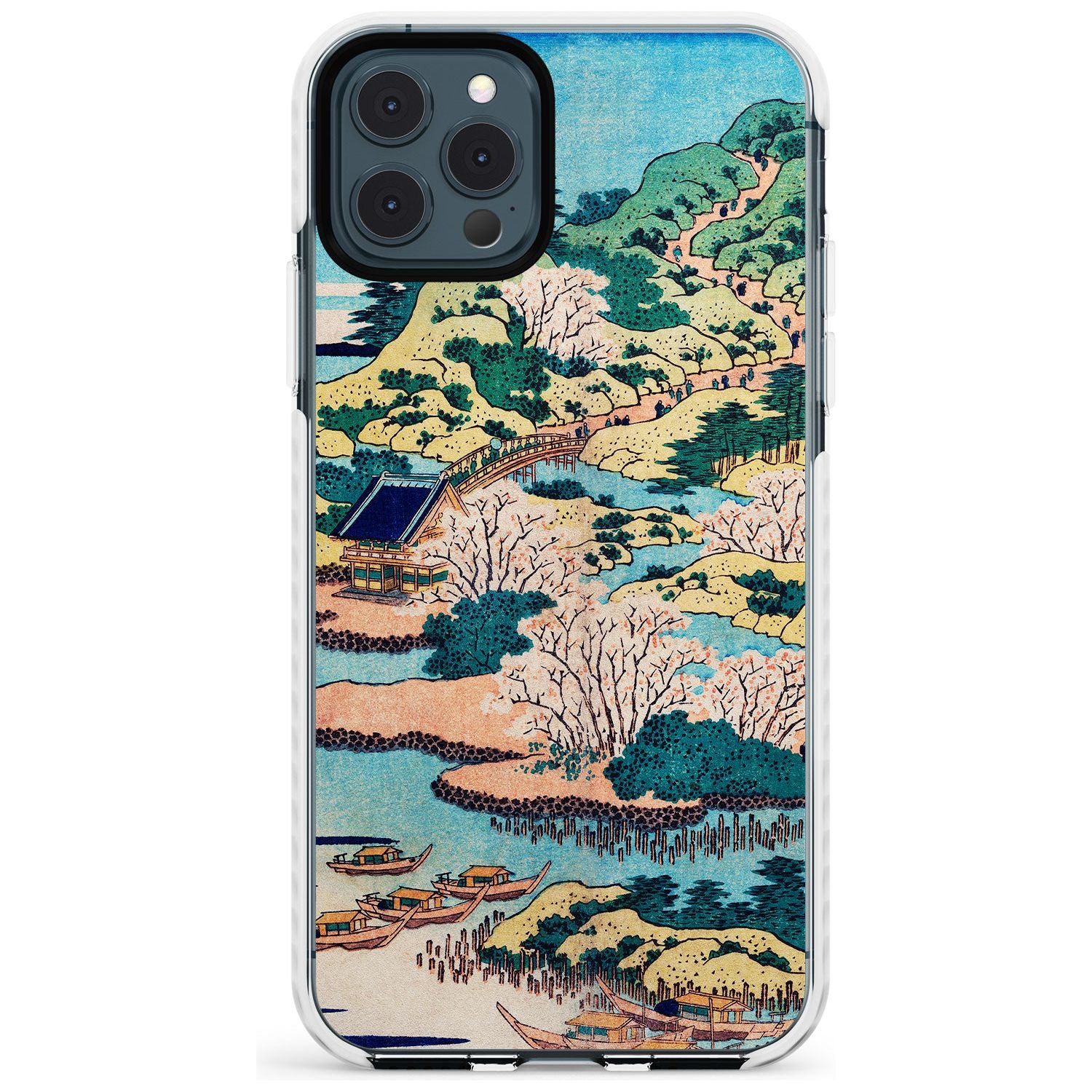 Coastal Community by Katsushika Hokusai  Slim TPU Phone Case for iPhone 11 Pro Max