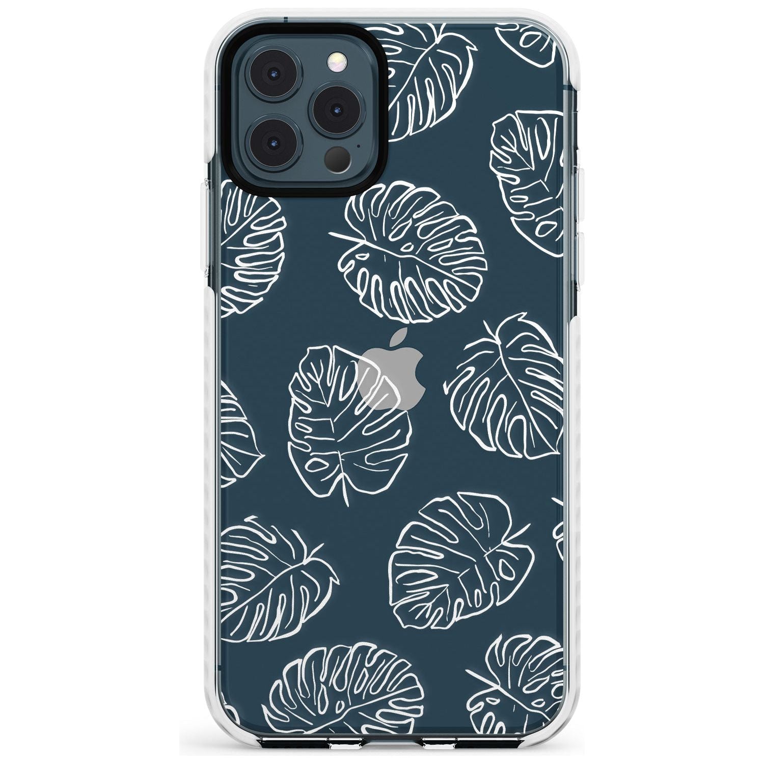 Monstera Leaves Slim TPU Phone Case for iPhone 11 Pro Max