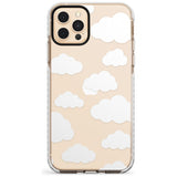 Transparent Cloud Pattern Slim TPU Phone Case for iPhone 11 Pro Max