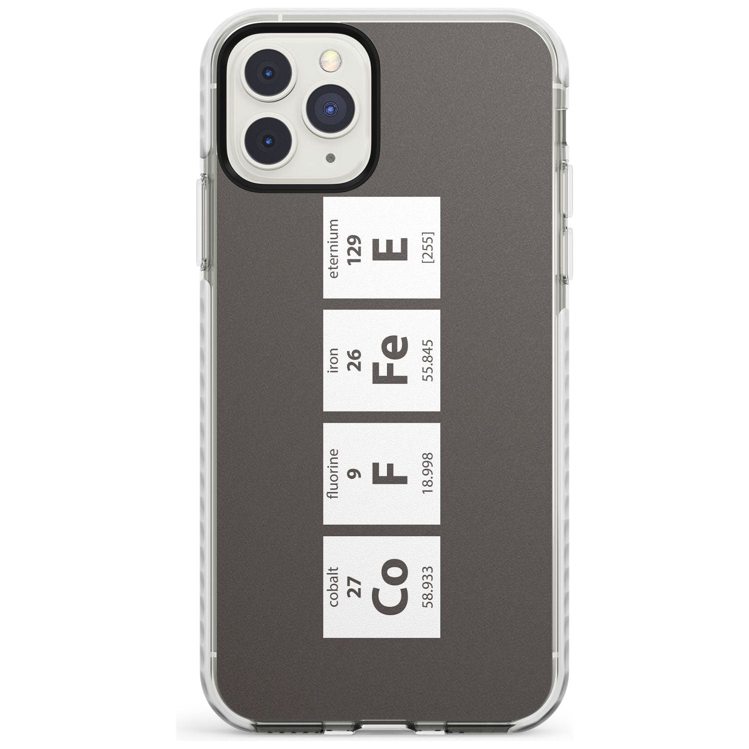 Coffee Element (Grey) Impact Phone Case for iPhone 11 Pro Max