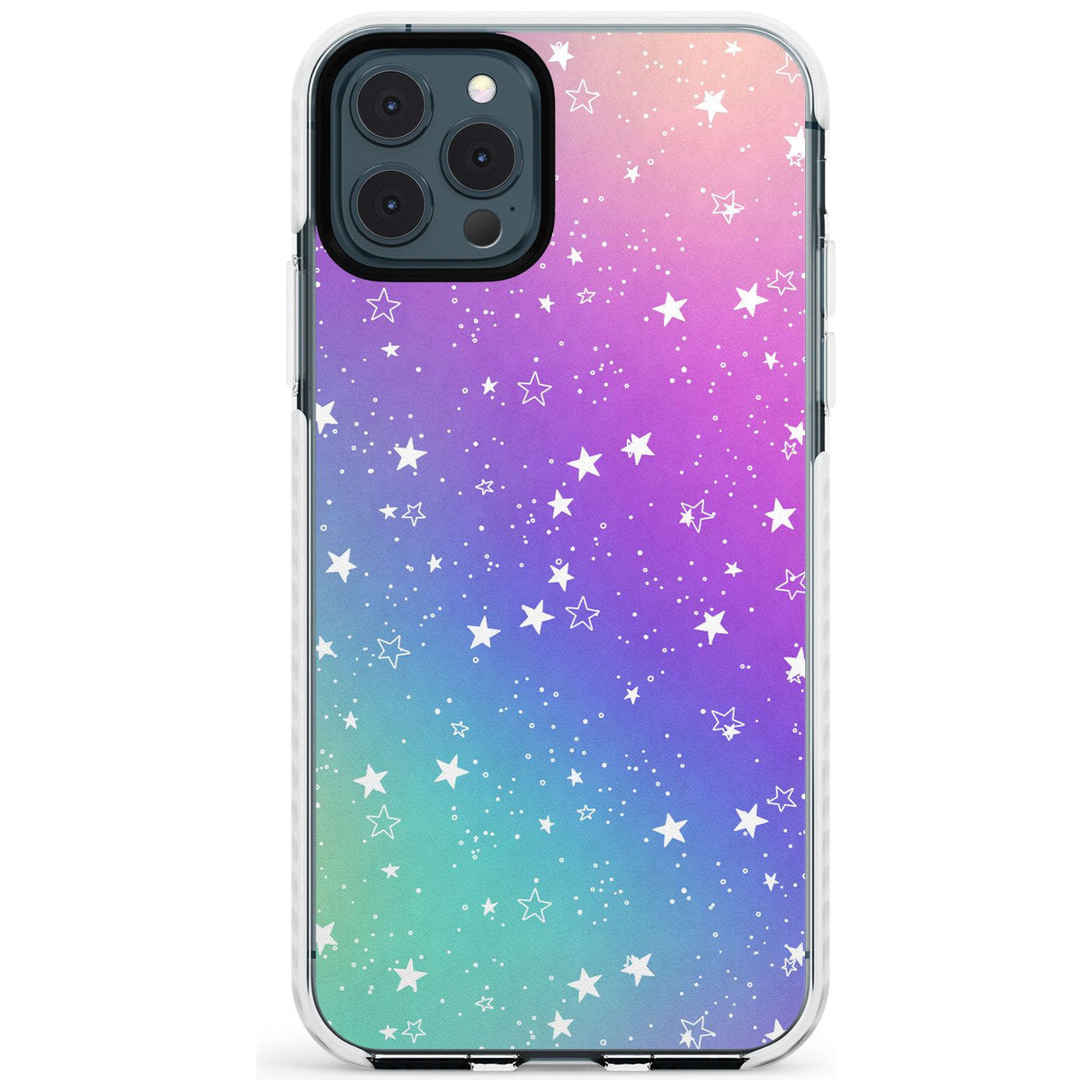 White Stars on Pastels Slim TPU Phone Case for iPhone 11 Pro Max