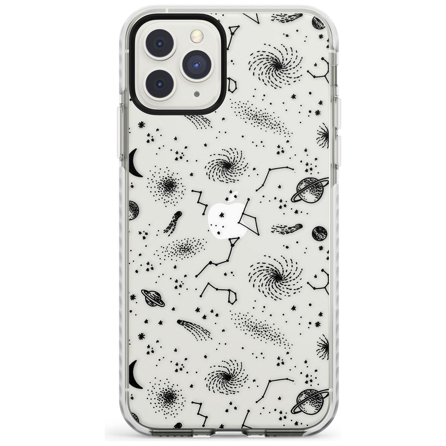 Mixed Galaxy Pattern Impact Phone Case for iPhone 11 Pro Max