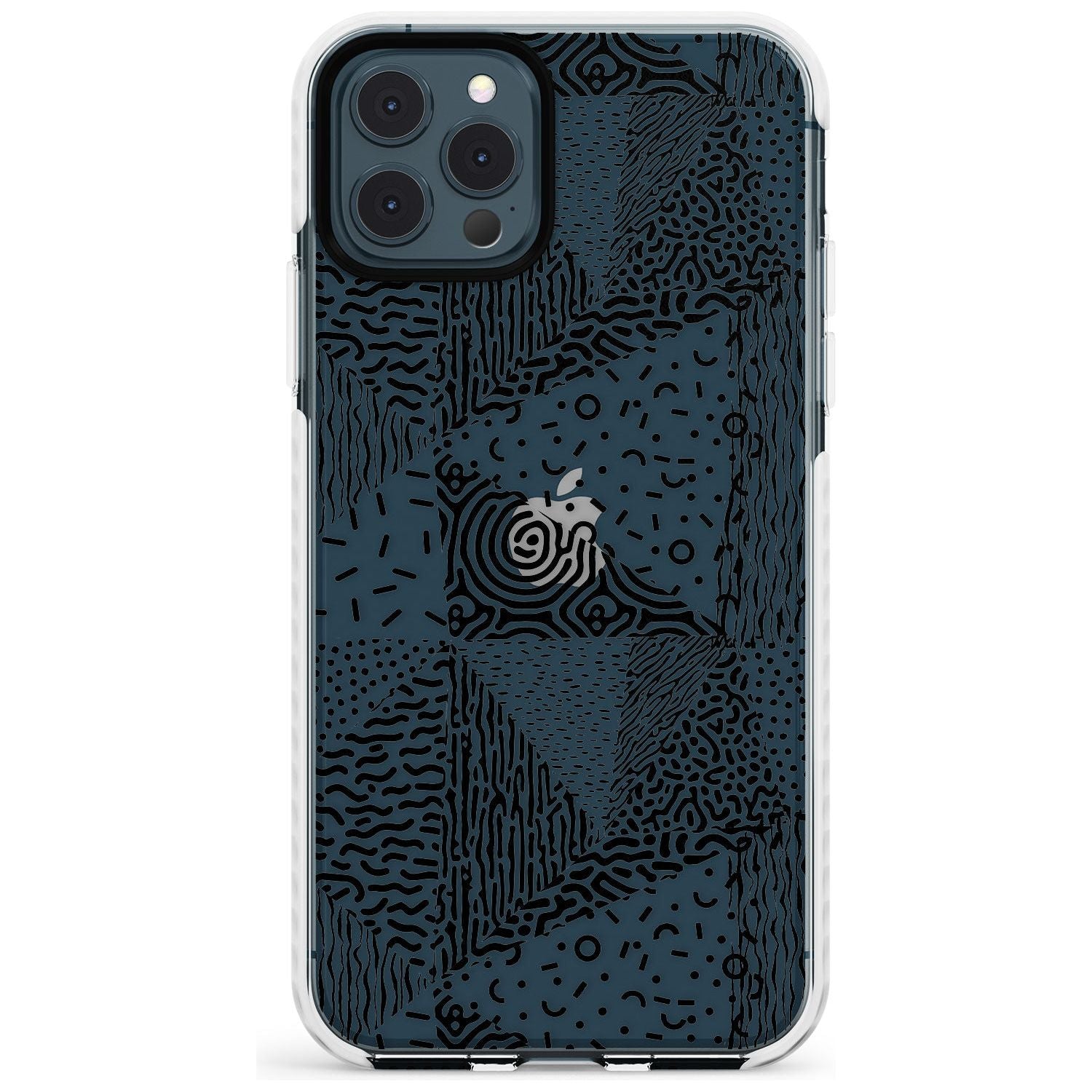 Pattern Mashup (Black) Slim TPU Phone Case for iPhone 11 Pro Max