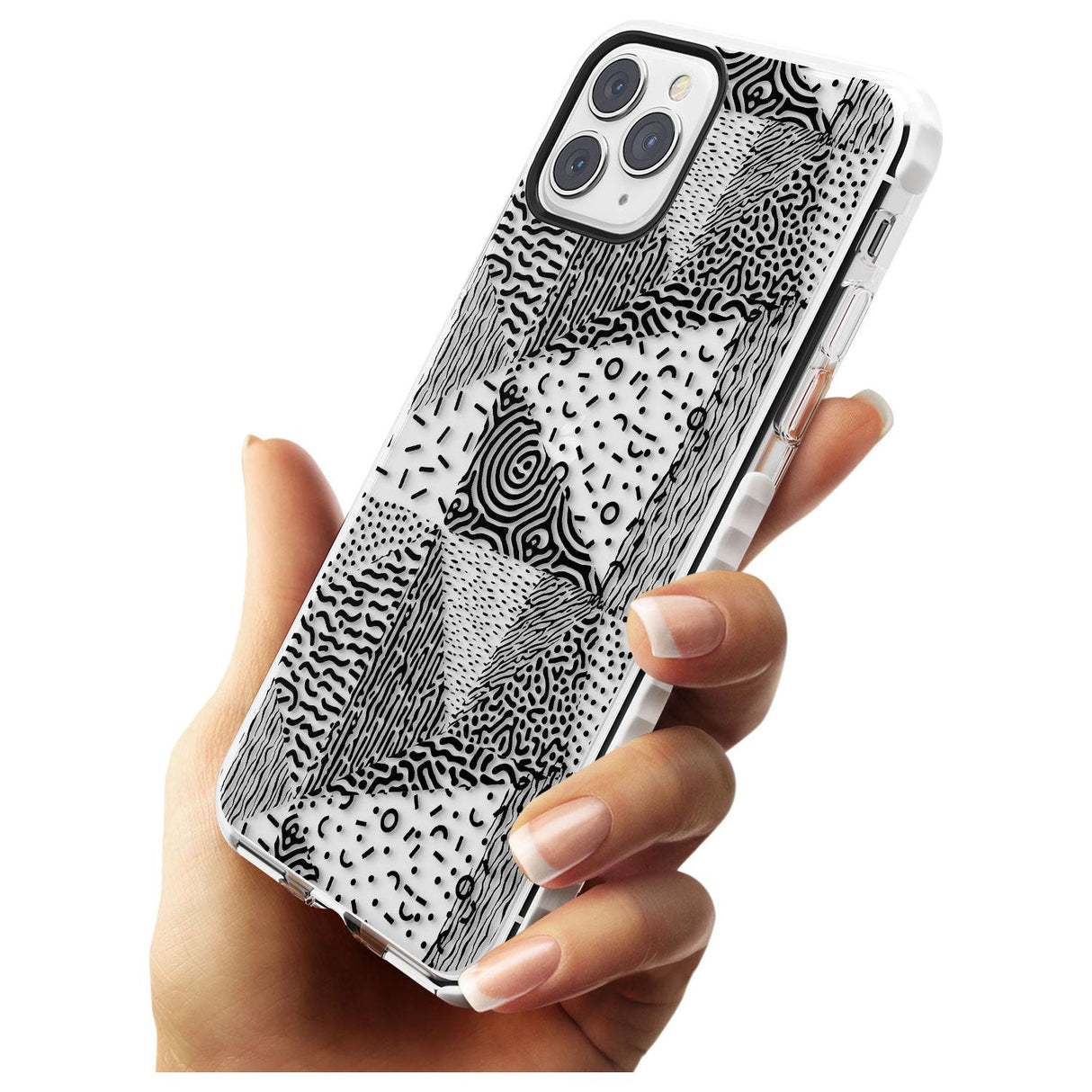 Pattern Mashup (Black) Slim TPU Phone Case for iPhone 11 Pro Max