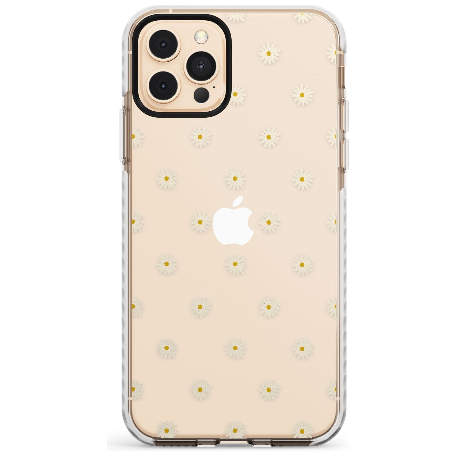 Daisy Pattern - Clear  Cute Floral Design Slim TPU Phone Case for iPhone 11 Pro Max