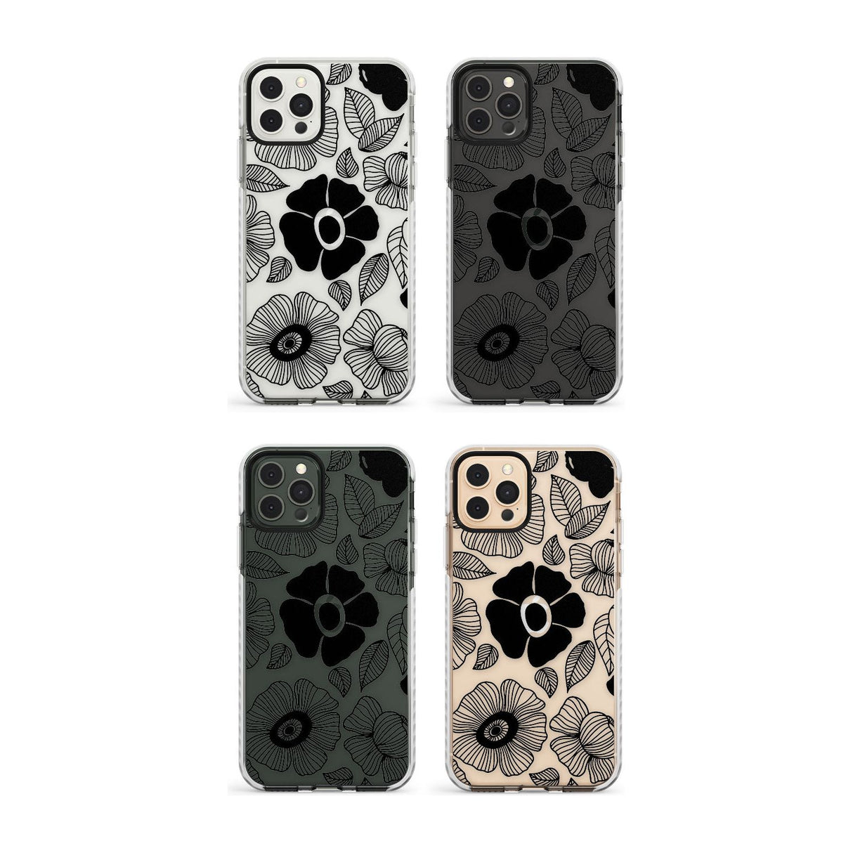 Damascus Steel Impact Phone Case for iPhone 11, iphone 12