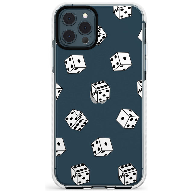 Clear Dice Pattern Impact Phone Case for iPhone 11 Pro Max