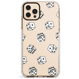 Clear Dice Pattern Impact Phone Case for iPhone 11 Pro Max