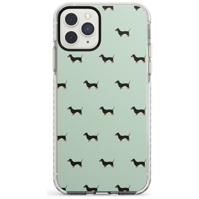 Dachshund Dog Pattern Impact Phone Case for iPhone 11 Pro Max