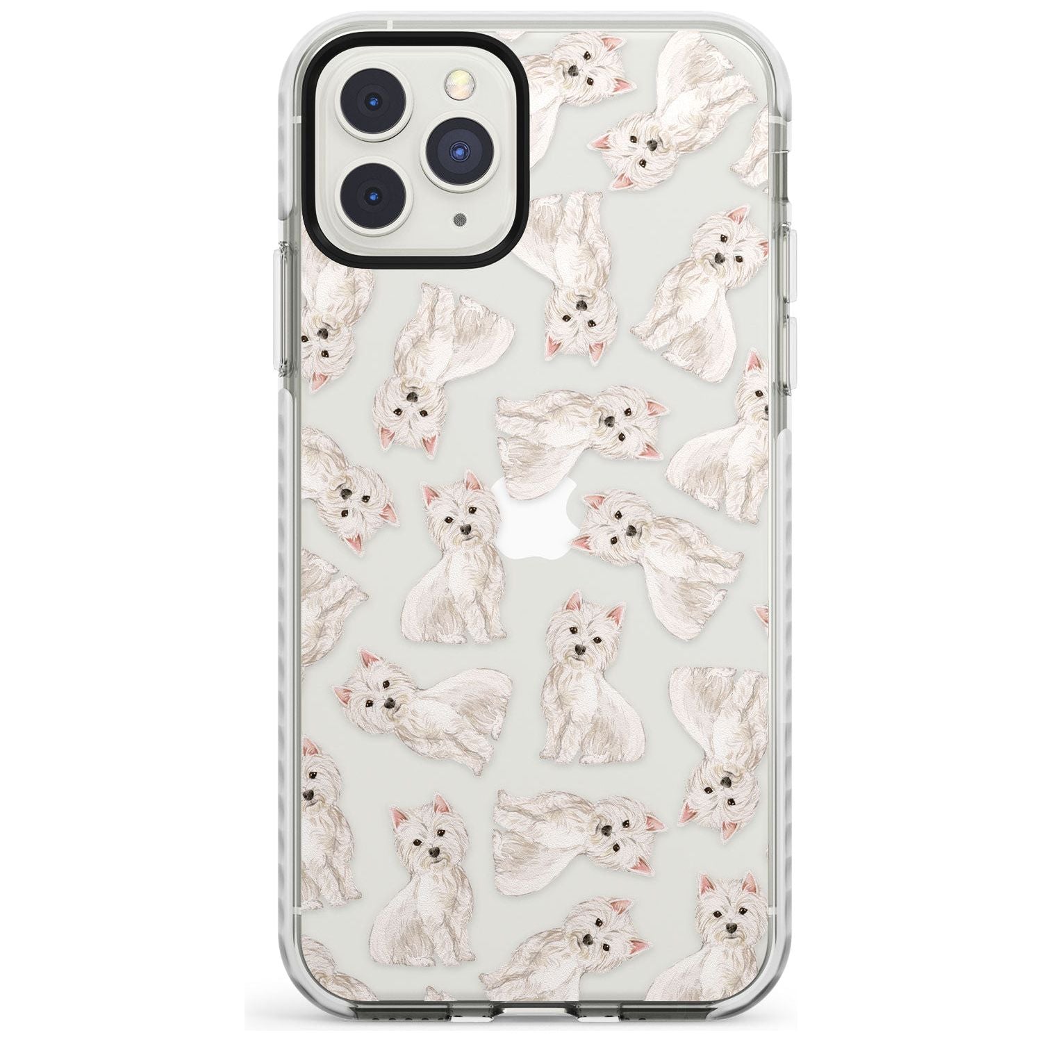 Westie Watercolour Dog Pattern Impact Phone Case for iPhone 11 Pro Max