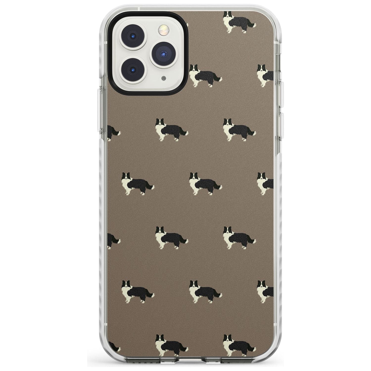 Border Collie Dog Pattern Impact Phone Case for iPhone 11 Pro Max