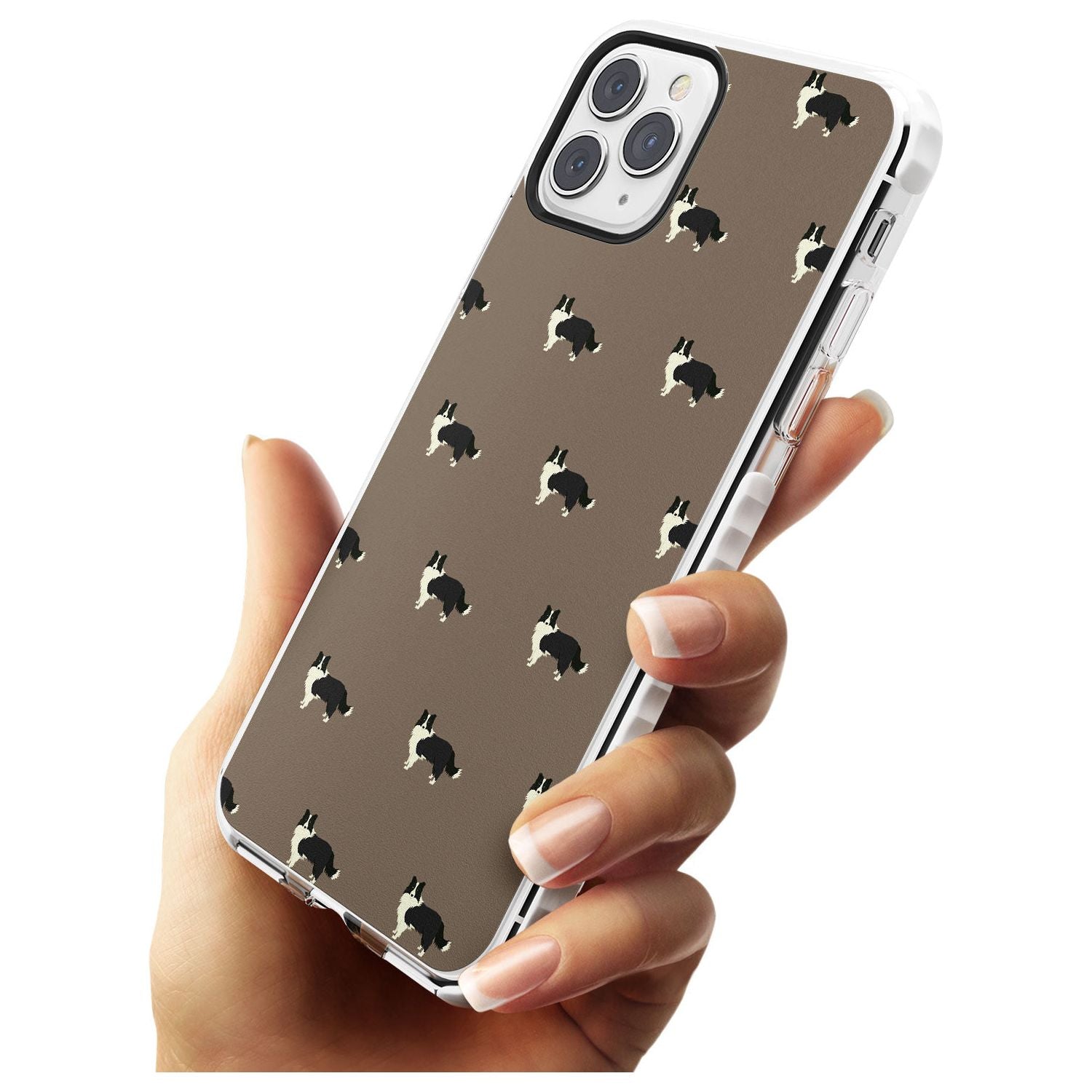 Border Collie Dog Pattern Impact Phone Case for iPhone 11 Pro Max