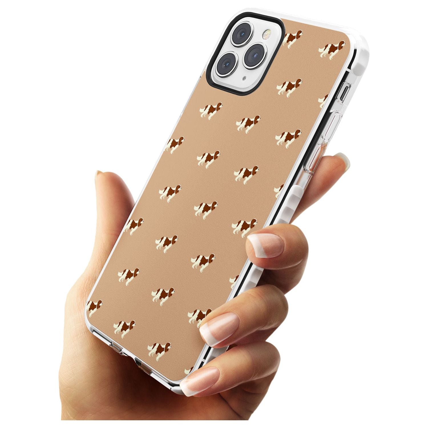 Cavalier King Charles Spaniel Pattern Impact Phone Case for iPhone 11 Pro Max