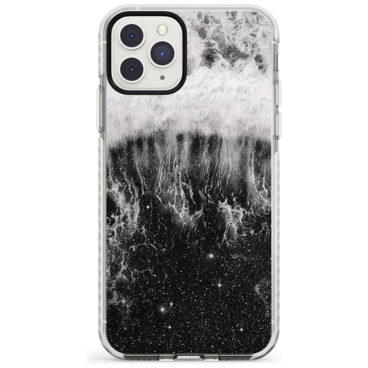Ocean Wave Galaxy Print Impact Phone Case for iPhone 11 Pro Max
