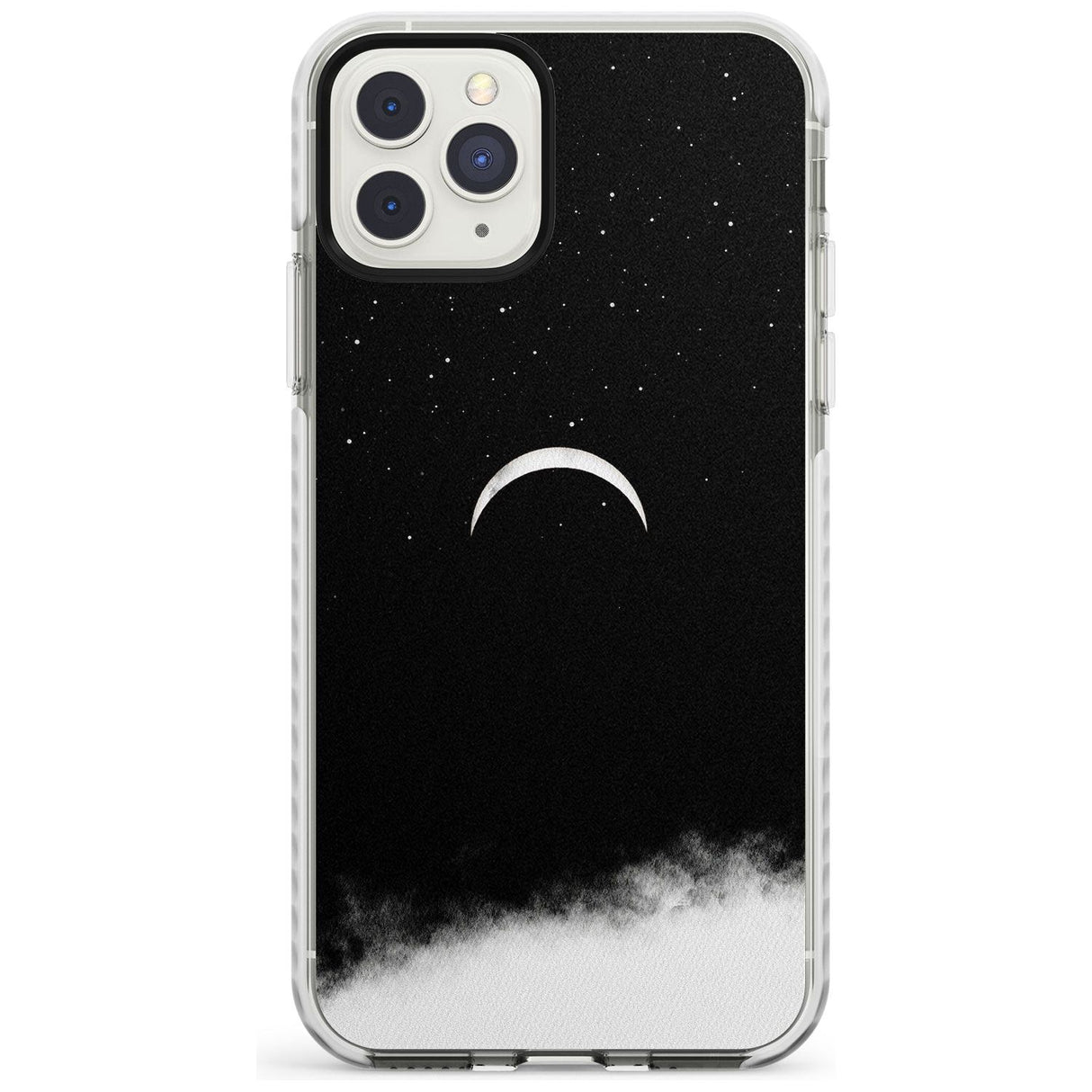 Upside Down Crescent Moon Impact Phone Case for iPhone 11 Pro Max