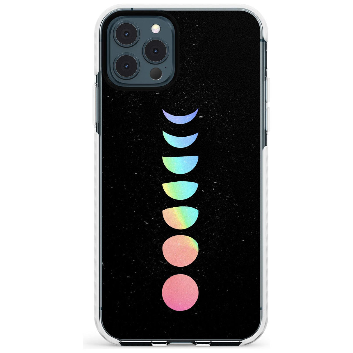 Pastel Moon Phases Slim TPU Phone Case for iPhone 11 Pro Max