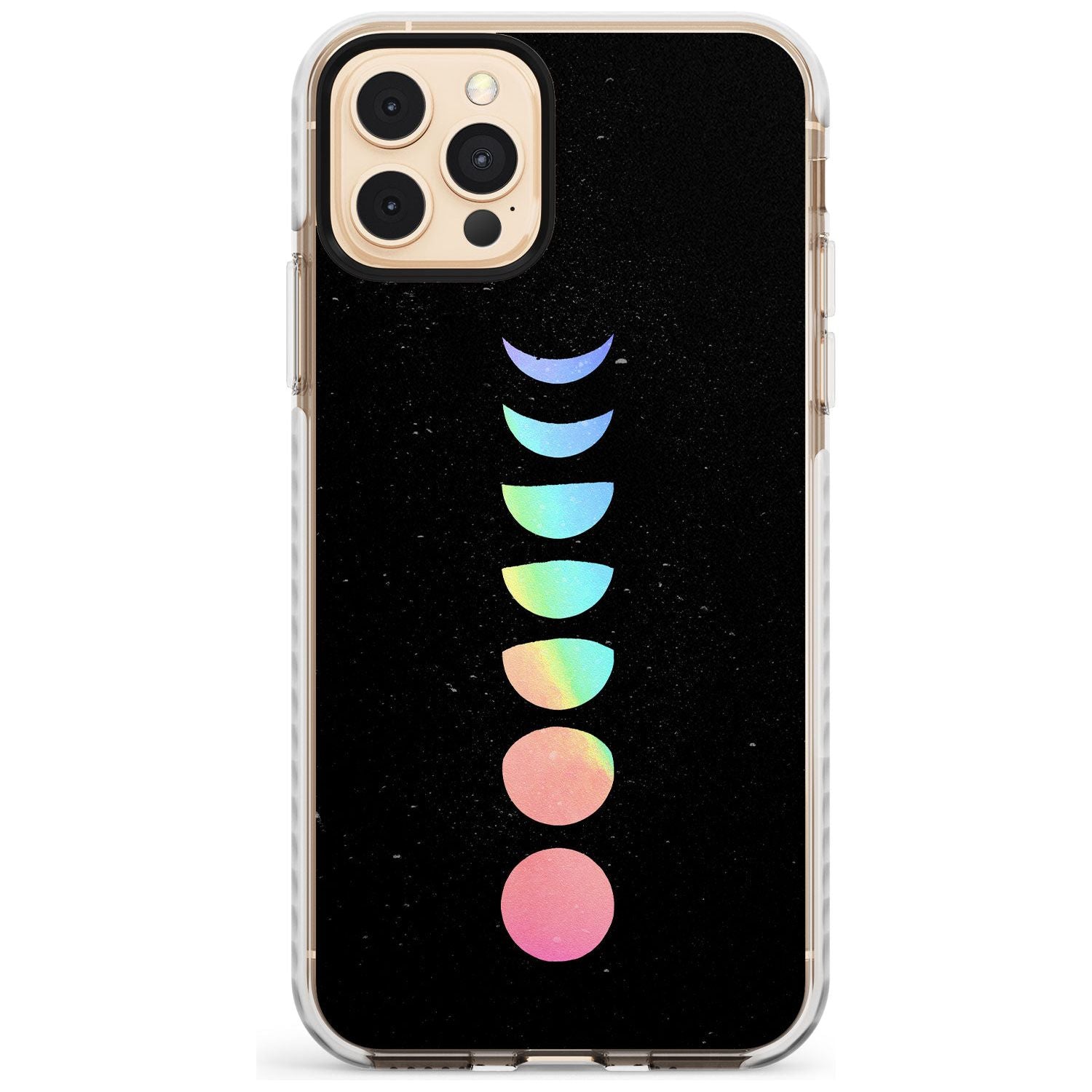 Pastel Moon Phases Slim TPU Phone Case for iPhone 11 Pro Max