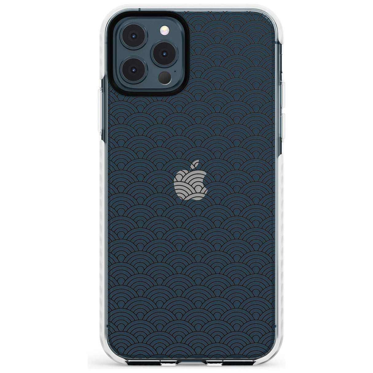 Abstract Lines: Scalloped Pattern Slim TPU Phone Case for iPhone 11 Pro Max